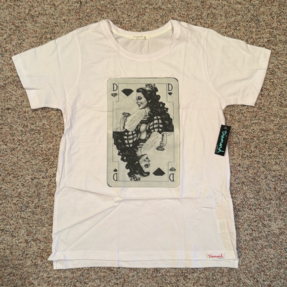 Diamond Supply Co. Queen of Diamonds size M Tee. Brand New with tags and bag